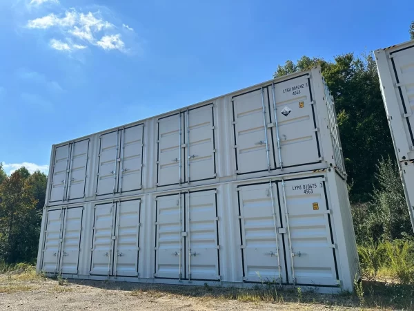 40ft High Cube zeecontainer met 4 deuren en open zijkant - container voor één reis en gemakkelijke toegang