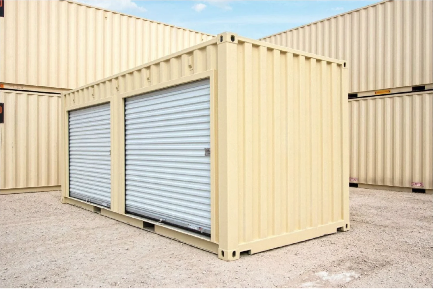 20ft zeecontainer met 2 in Nederland