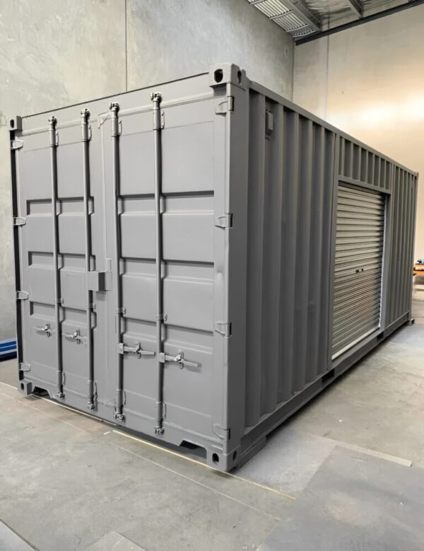 20x8ft-Container-With-Side-Roll-Up-Door-5-768x997-1.jpg 20ft zeecontainer met zijroldeur - Nieuwe veilige opslagcontainer