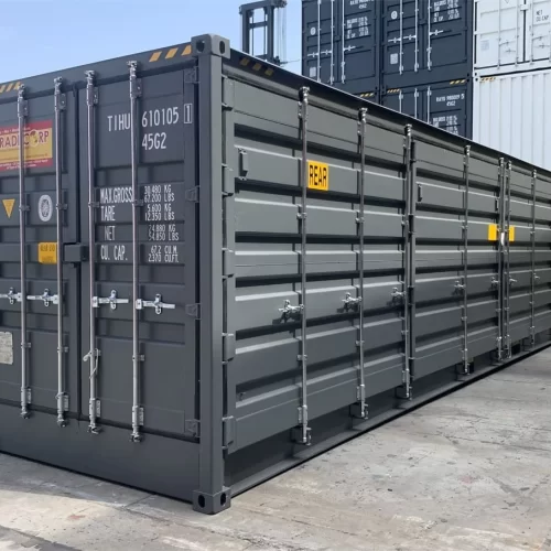 40ft High Cube zijopening dubbele deur zeecontainer - Nieuwe container met meerdere toegangen voor één reis