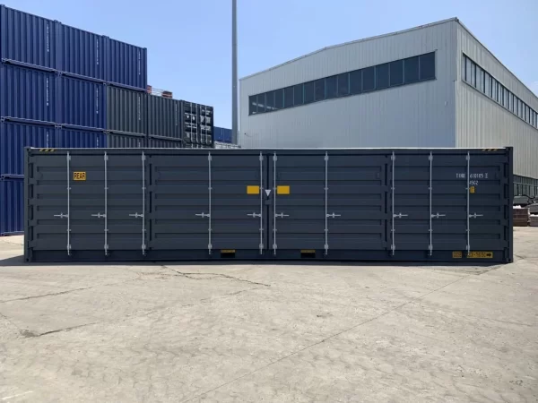 40ft High Cube zijopening dubbele deur zeecontainer - Nieuwe container met meerdere toegangen voor één reis