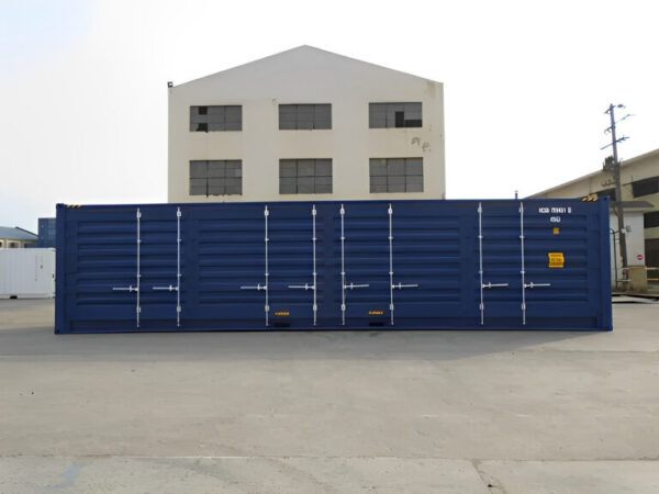 40ft-High-Cube-Open-Side2-768x576-1.jpg 40ft High Cube zeecontainer met volledige opening aan de zijkant - één reis Nieuw | 11,84 m volledige zijtoegang