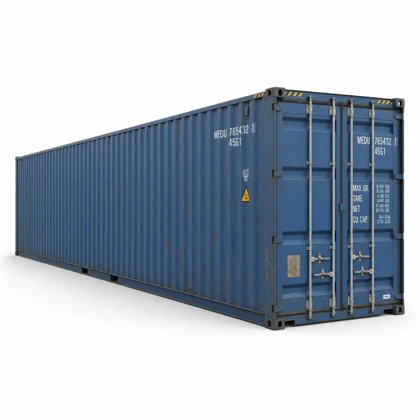 45ft High Cube gebruikte zeecontainer - Cargo Worthy blauwe extra lange opslagcontainer