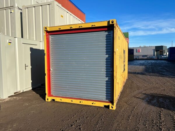 20ft zeecontainer met rolluikdeur aan de voorkant - Veilige opslagcontainer te koop