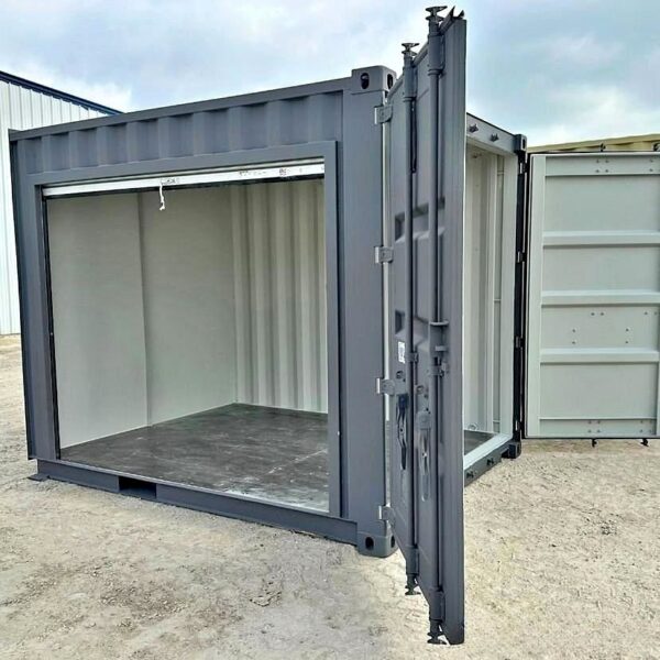 10ft zeecontainer met roldeur te koop in Nederland - Gerenoveerde veilige opslagcontainer