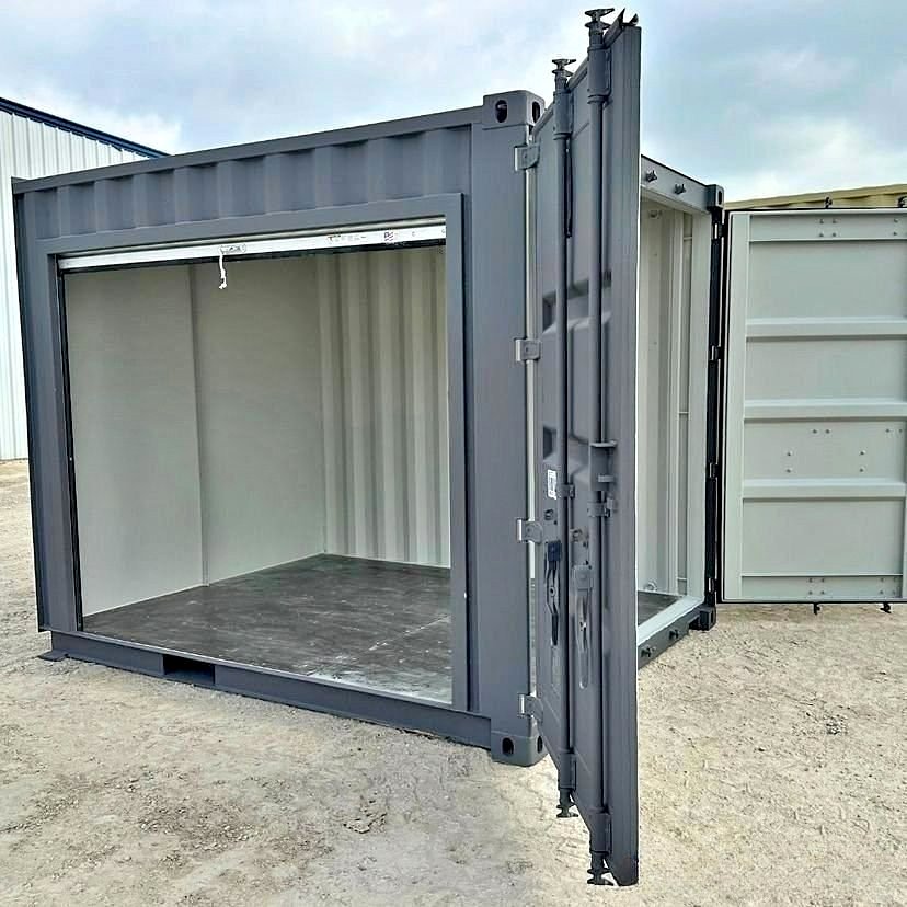 10ft zeecontainer met roldeur in Nederland