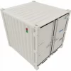 10ft zeecontainer - veilige stalen opslagcontainer - wind- en waterdicht (WWT) - wit