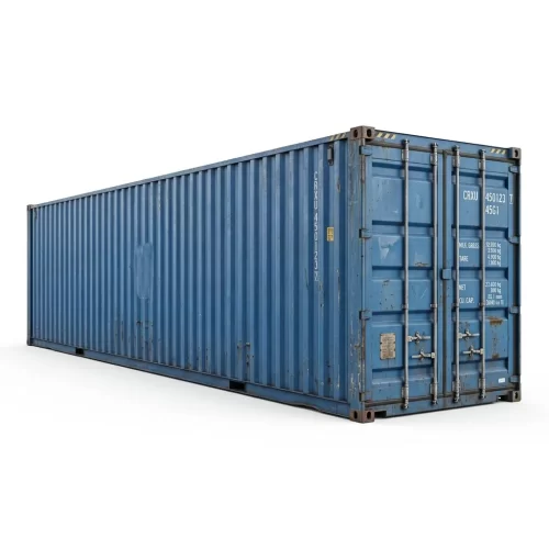 45ft High Cube gebruikte zeecontainer - vrachtwaardige blauwe opslagcontainer