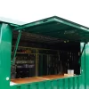 FOCO-BAR-4X2-RAL-6016-09.webp 10ft Container Bar Kiosk - Draagbare café-, koffie- en voedselkraamcontainer - Groen