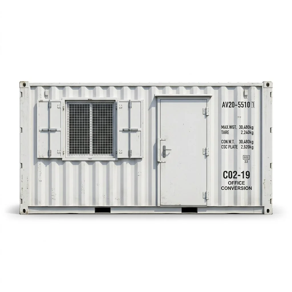 20ft draagbare kantoorcontainer anti in Nederland