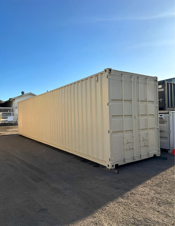Gerenoveerde zeecontainer van 40 voet met roldeur over de volledige breedte - Veilige opslageenheid