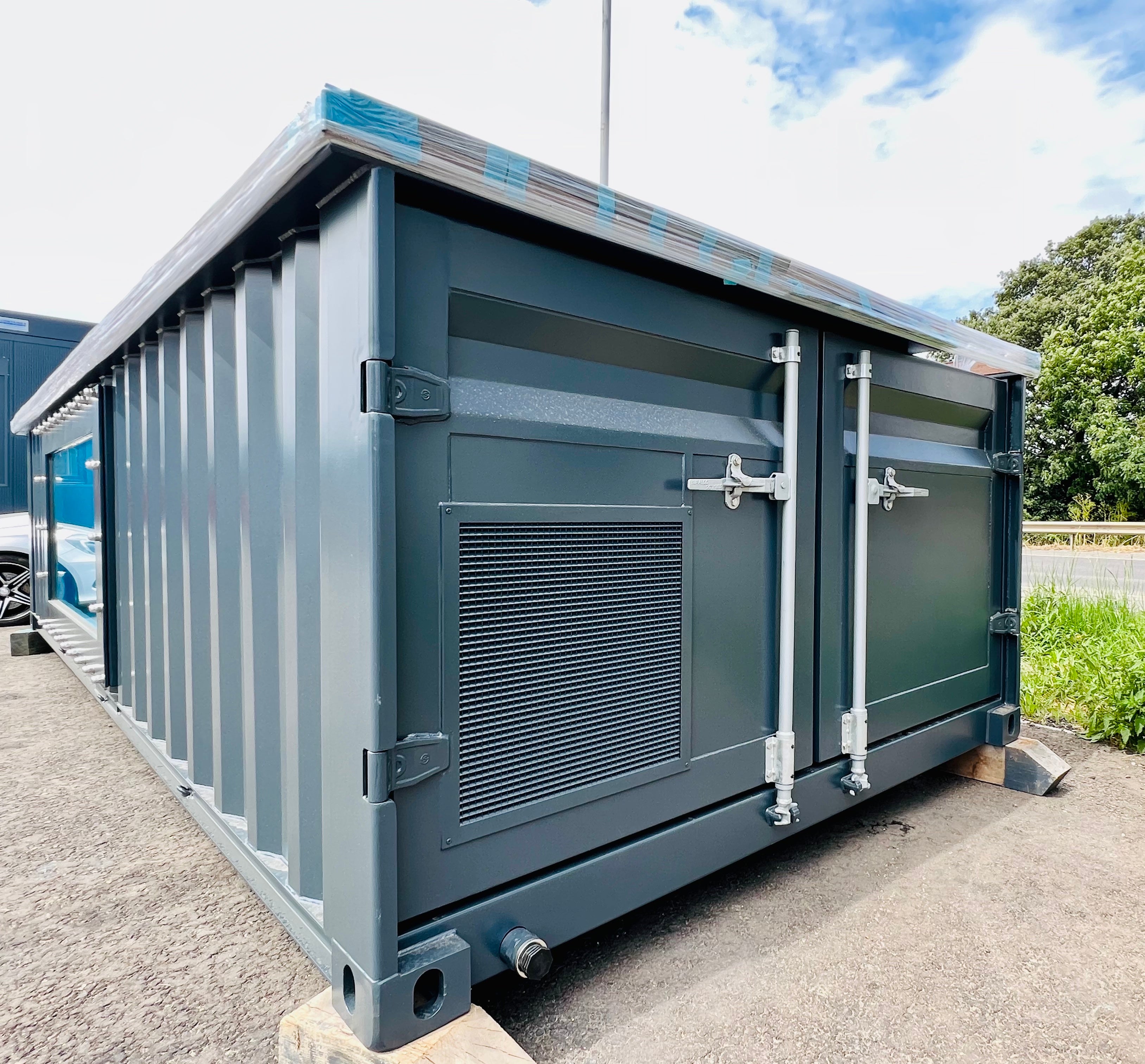 zwembad met tegenstroom kopen in 20ft container