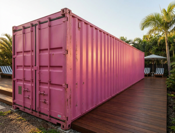 Roze 30 FT Container Zwembad