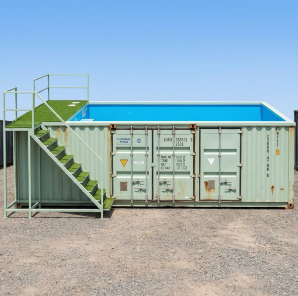 30 FT Container Zwembad - Premium Uitvoering