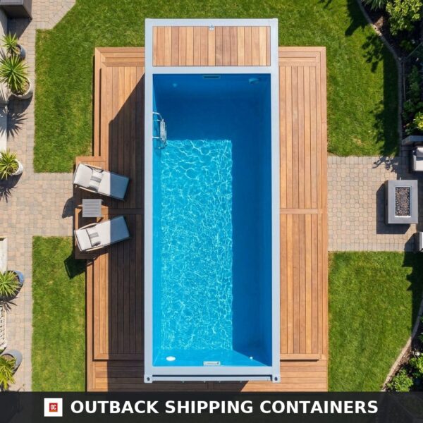 30 FT Container Zwembad - Standaard Uitvoering