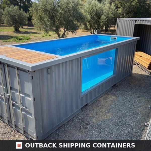 30 FT Container Zwembad - Standaard Uitvoering