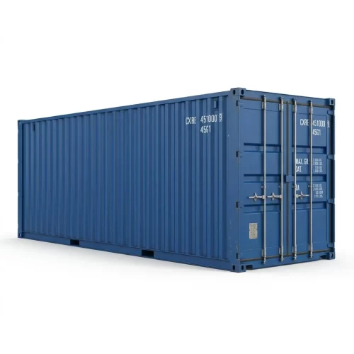 45ft High Cube-zeecontainer - Eén reis blauwe extra lange opslagcontainer