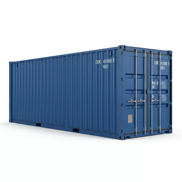 45ft High Cube-zeecontainer - Eén reis blauwe extra lange opslagcontainer