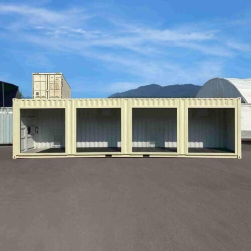 40ft High Cube-zeecontainer met meerdere zijroldeuren - Veilige opslageenheid met meerdere toegangen