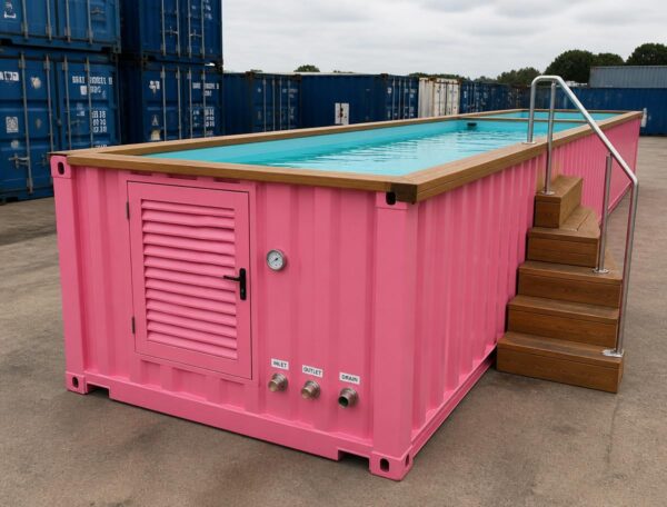 Roze 30 FT Container Zwembad