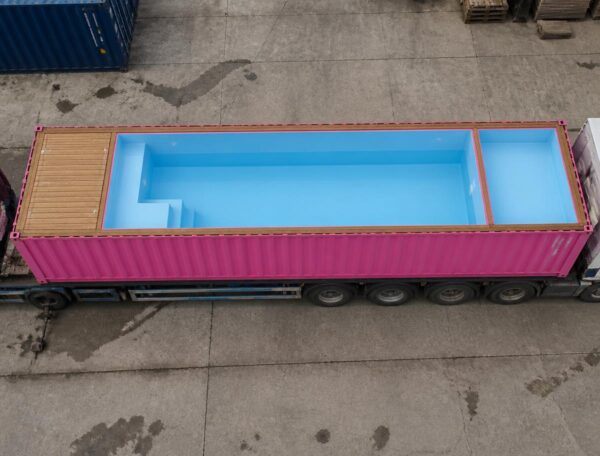 Roze 30 FT Container Zwembad