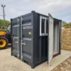 s-l1600-10-11-2.webp 8ft Shipping Container Site Office & Secure Lock-Up Box - Draagbare werkplaatsschuur met personeelsdeur en raam