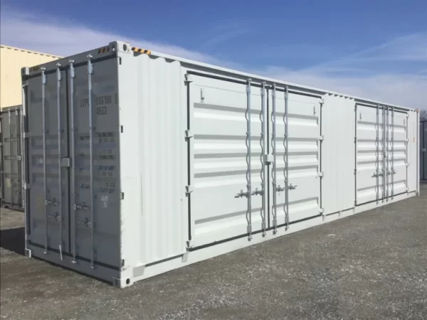 40ft High Cube One Trip-zeecontainer met dubbele toegangsdeuren aan de zijkant