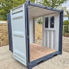 s-l1600-13-9.webp 8ft Shipping Container Site Office & Secure Lock-Up Box - Draagbare werkplaatsschuur met personeelsdeur en raam