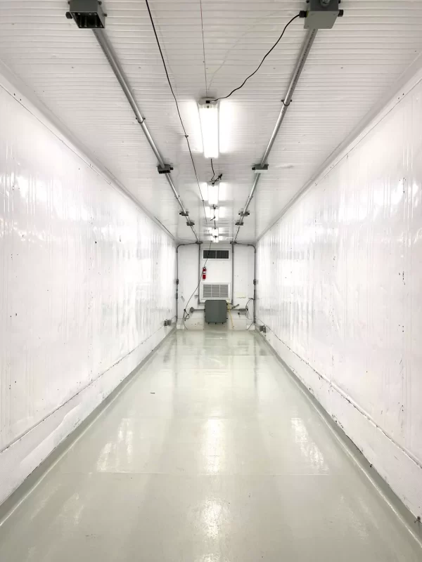 40ft High Cube geïsoleerde zeecontainer met 5 ton HVAC-systeem | Klimaatgestuurde container