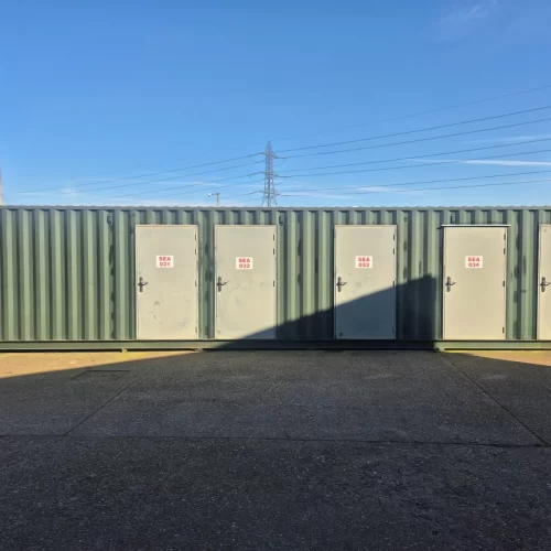 40ft One Trip Self Storage Container Complex - Opslagcontainer met meerdere deuren