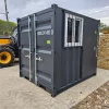 s-l1600-39-1.webp 8ft Shipping Container Site Office & Secure Lock-Up Box - Draagbare werkplaatsschuur met personeelsdeur en raam
