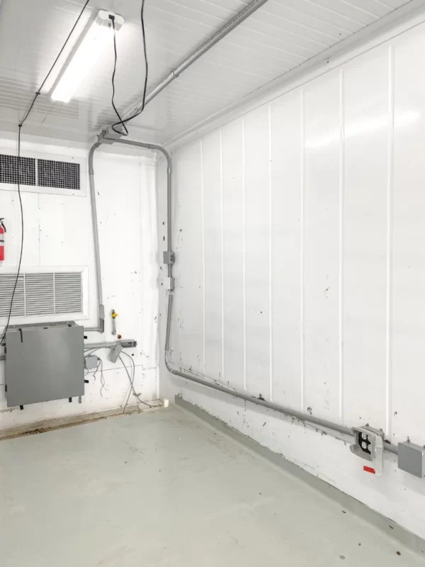 40ft High Cube geïsoleerde zeecontainer met 5 ton HVAC-systeem | Klimaatgestuurde container