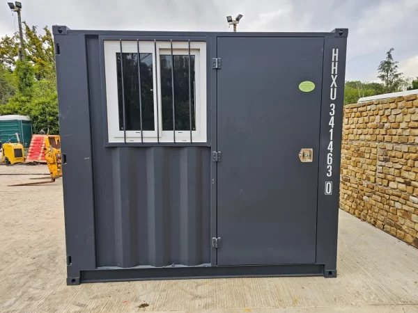 s-l1600-6-10-2.webp 8ft Shipping Container Site Office & Secure Lock-Up Box - Draagbare werkplaatsschuur met personeelsdeur en raam