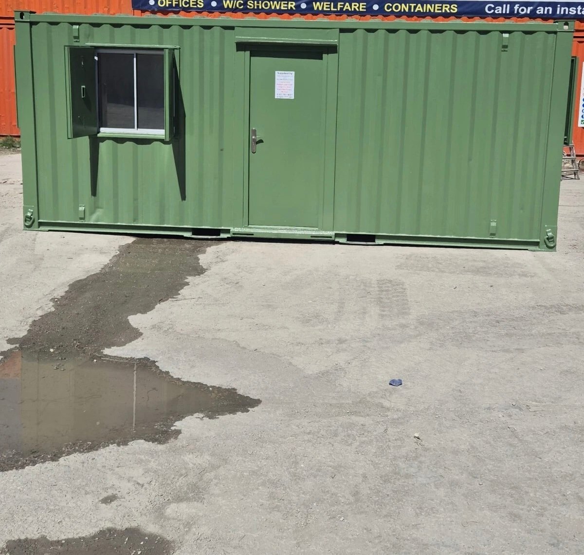20ft portable site office in Nederland