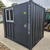 s-l1600-7-10-2.webp 8ft Shipping Container Site Office & Secure Lock-Up Box - Draagbare werkplaatsschuur met personeelsdeur en raam