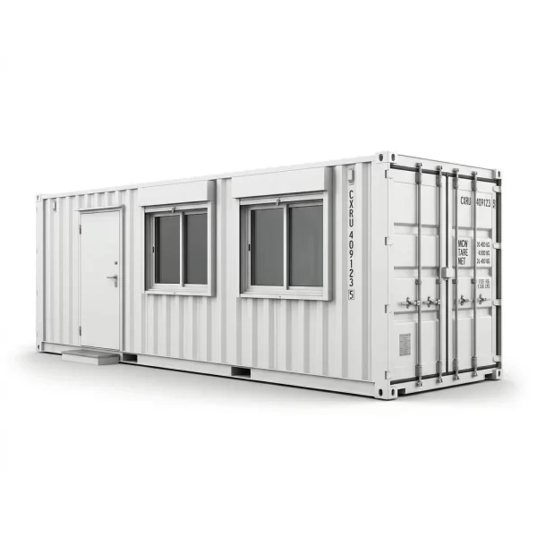 40ft draagbare kantoorcontainer - Omgebouwde kantoorcontainer wit